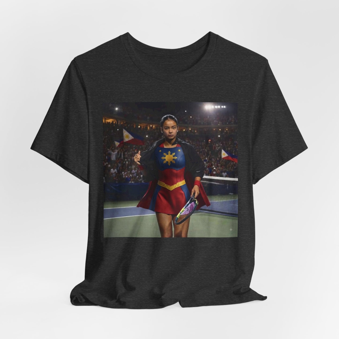 Alex Eala Tennis T‑Shirt — Filipino Tennis Star Photo Tee