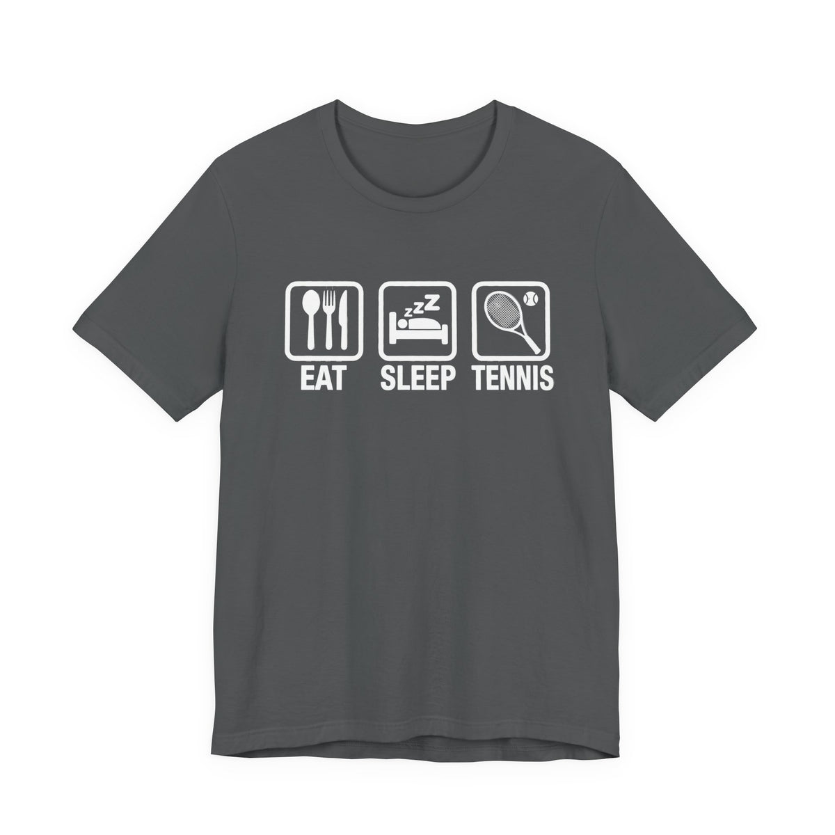 Tennis Tee — "Eat Sleep Tennis" Graphic Shirt