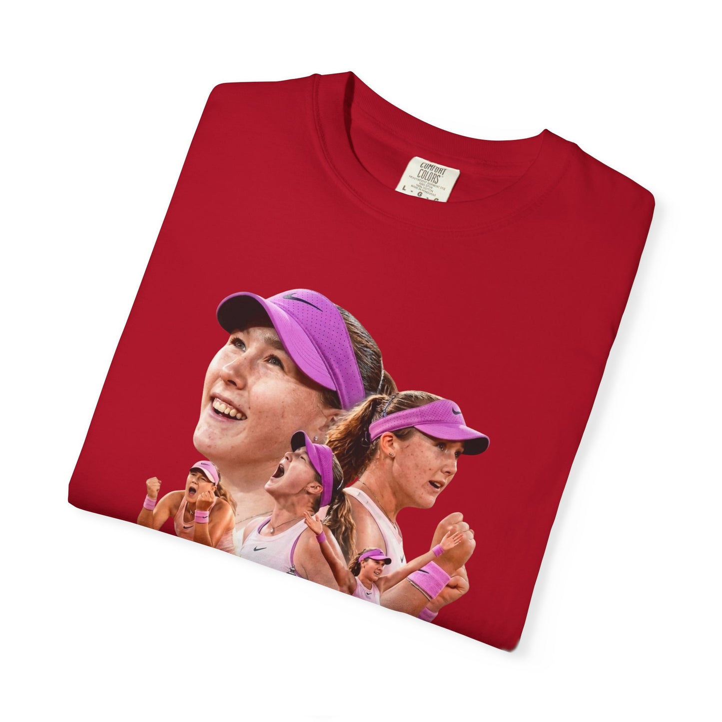 Tennis Graphic T-Shirt — 'Tennis: An Essential Element' Vintage Player Collage
