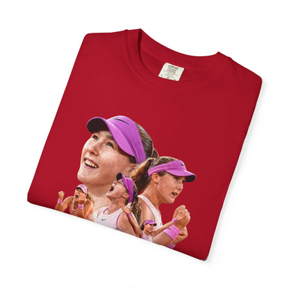 Tennis Graphic T-Shirt — 'Tennis: An Essential Element' Vintage Player Collage