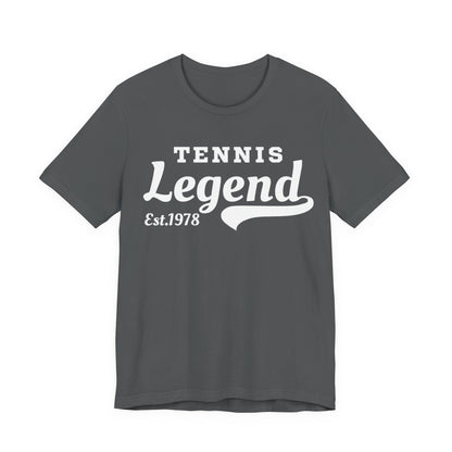 Tennis Legend Tee – Retro "Tennis Legend Est. 1978" Graphic Shirt
