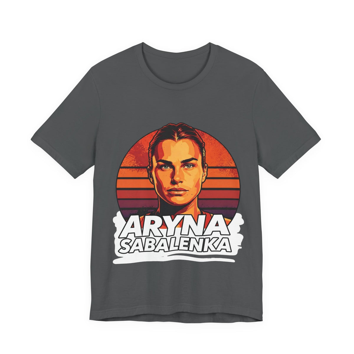 Aryna Sabalenka Graphic Tee — Vintage Sunset Tennis Player T-Shirt