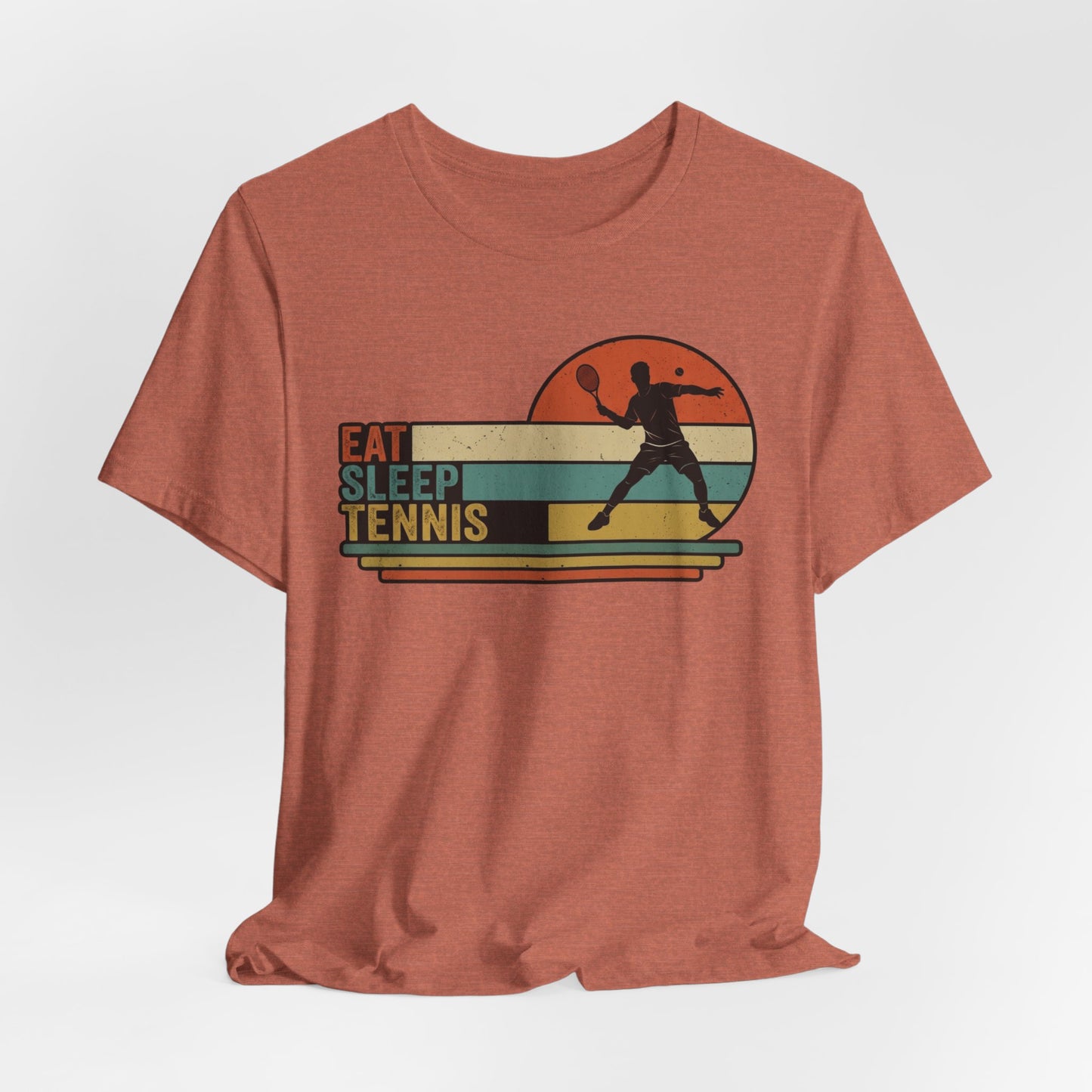 Eat Sleep Tennis Vintage Graphic Tee