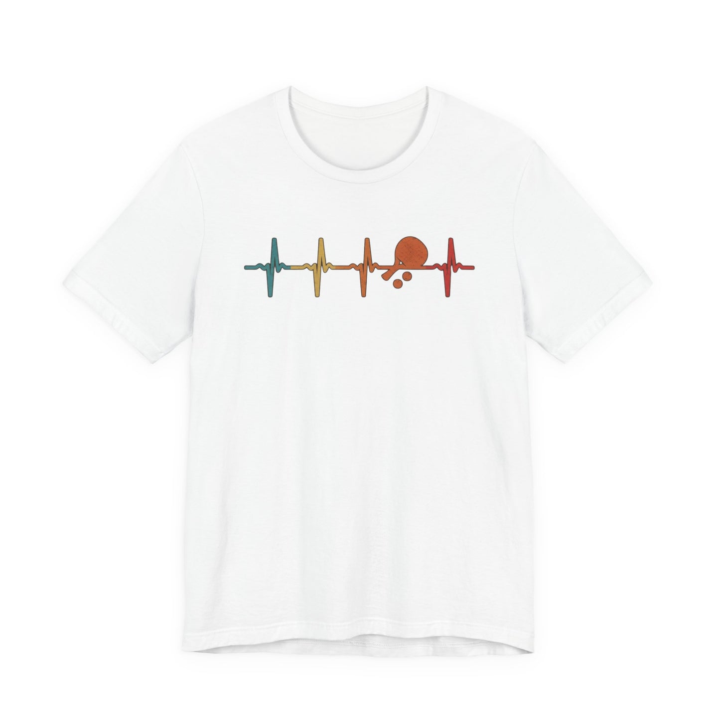 Tennis Heartbeat Tee – Retro Surfing Wave Graphic T-Shirt