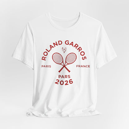 Roland Garros 2026 Paris Tennis Tee