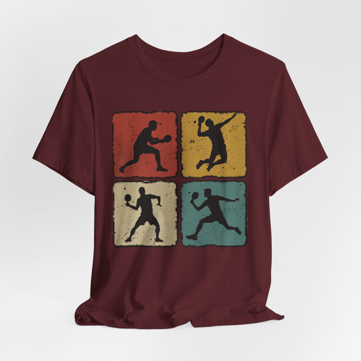Tennis Silhouette Tee — Retro Vintage Graphic Shirt