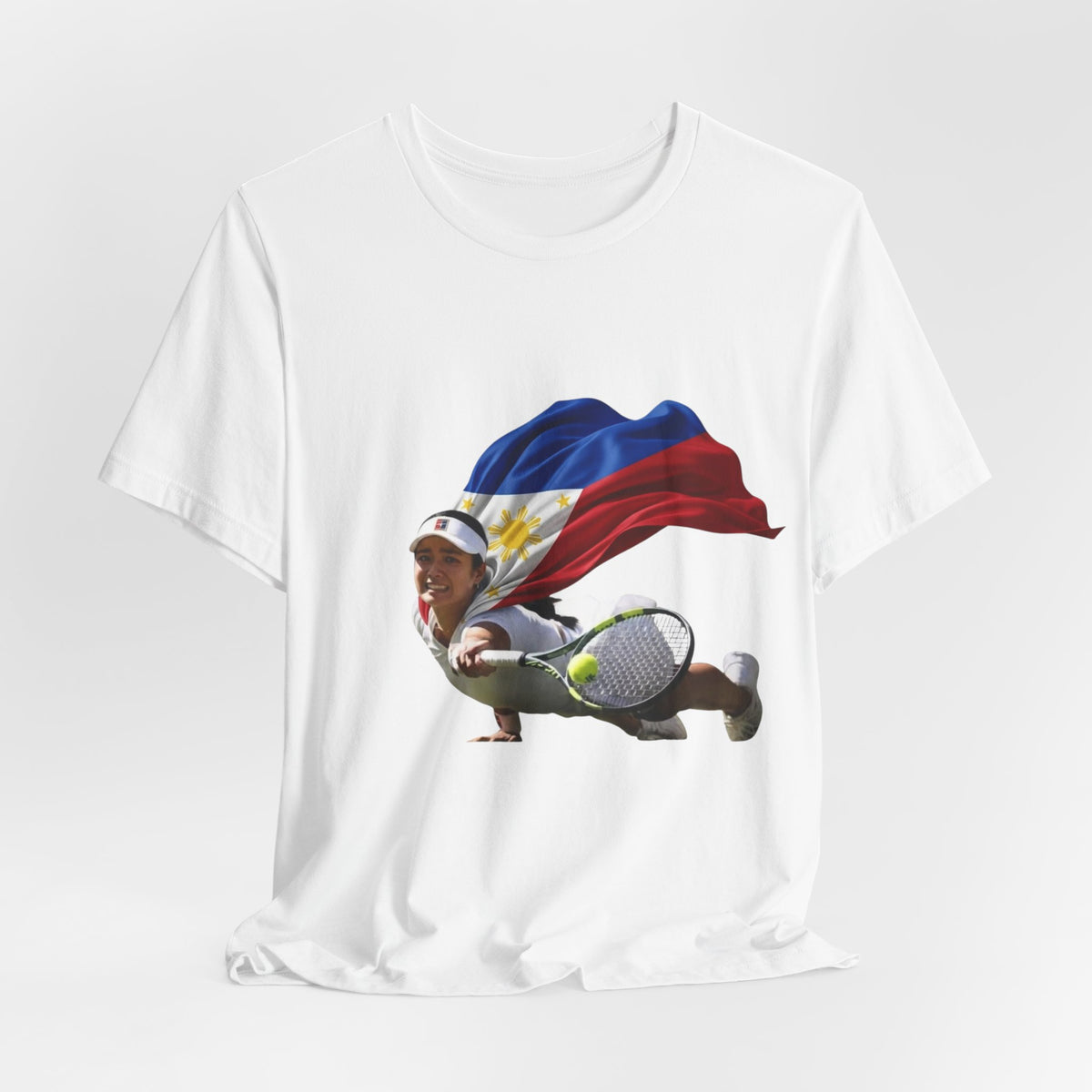 Tennis Superhero Tee — Philippine Flag Athlete Graphic