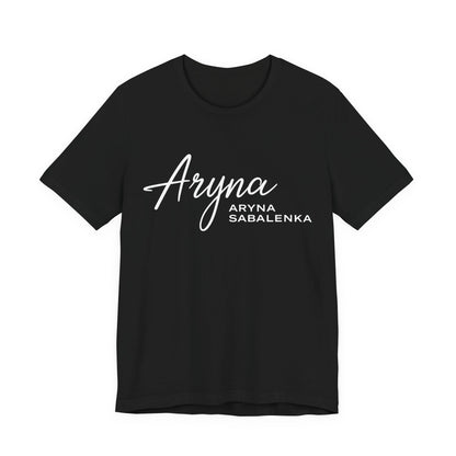 Sabalenka Classic White Tee — Plain Short Sleeve T-Shirt