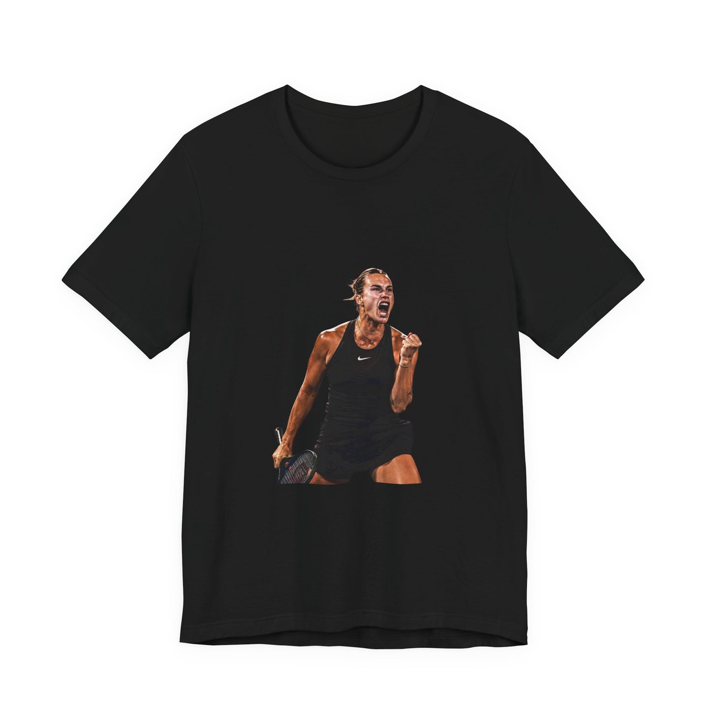 Tennis Player Aryna Sabalenka Victory Graphic Tee