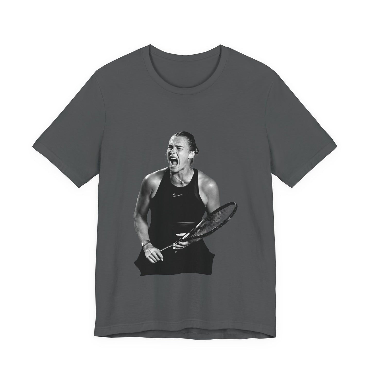 Tennis Player Sabalenka Graphic Tee — Energetic Champion Tennis T‑Shirt
