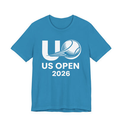 US Open 2026 Tennis Tee — Bold Logo Match-Day Shirt