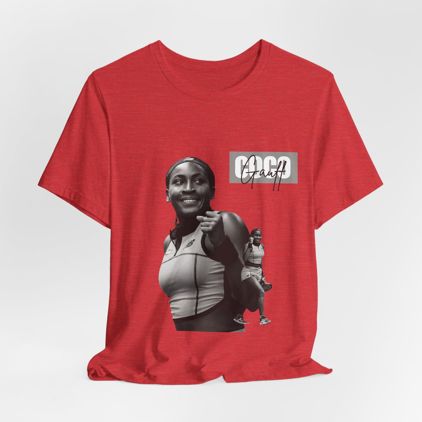 GOGP Graphic Tee — Black & White Motivational Photo T-Shirt