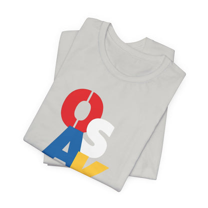 Tennis player Naomi Osaka Color Block Vertical Logo Tee