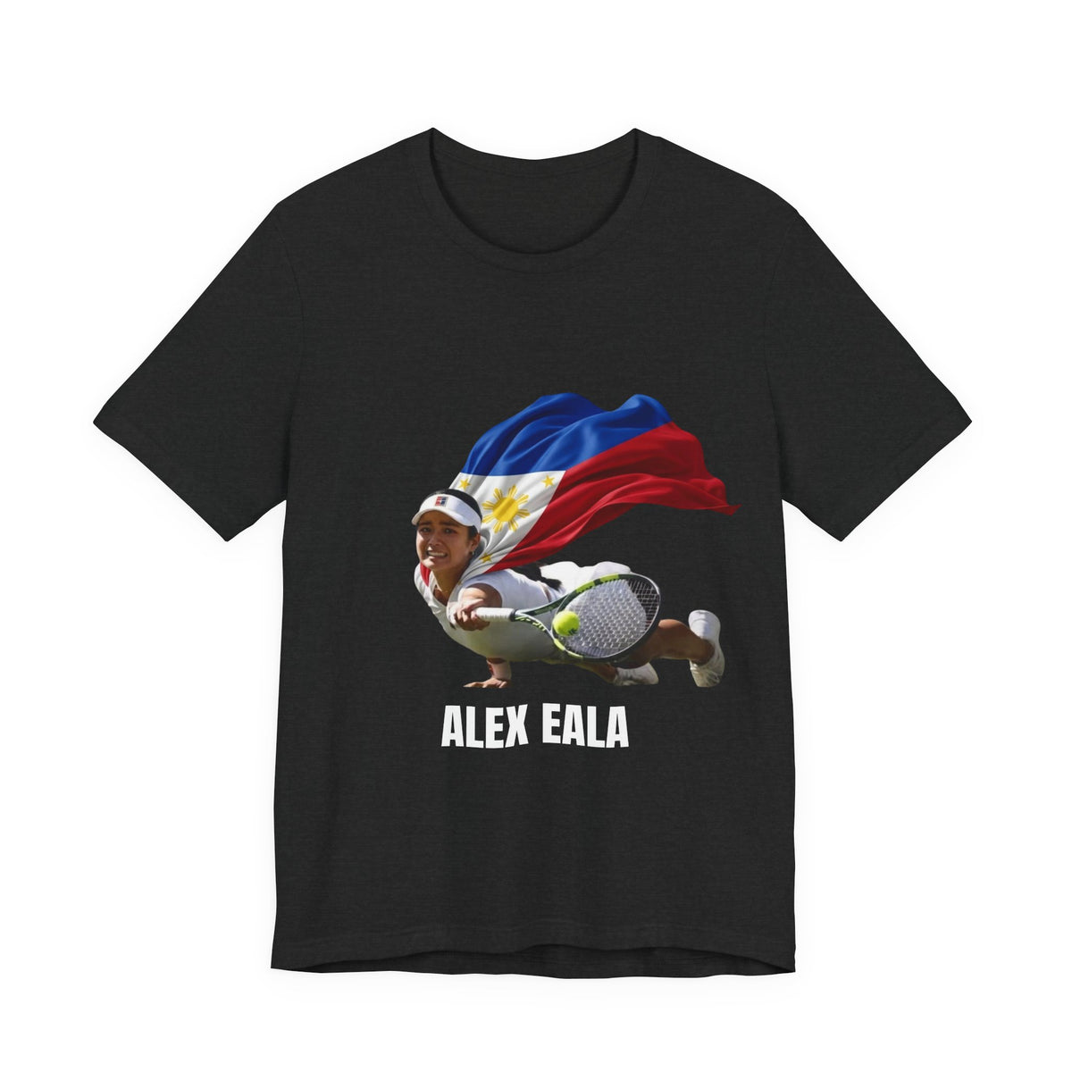 Tennis Superhero Tee — Philippine Flag Athlete Graphic