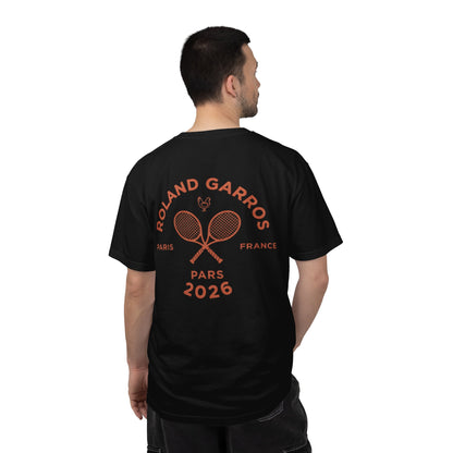 Roland Garros Retro Tennis Tee — Paris 2026 Garment-Dyed Court Shirt