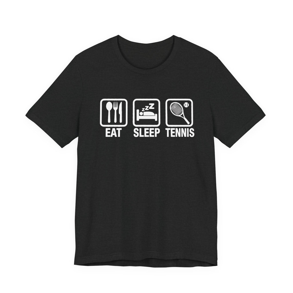 Tennis Tee — "Eat Sleep Tennis" Graphic Shirt