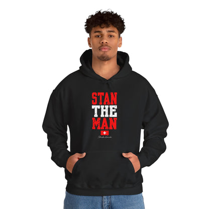 Stan The Man Tennis Hoodie — Retro Bold Fan Pullover