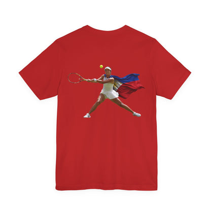 Alex Eala Colorblock Name Tee — Kids & Fans Tennis Player Tribute Shirt