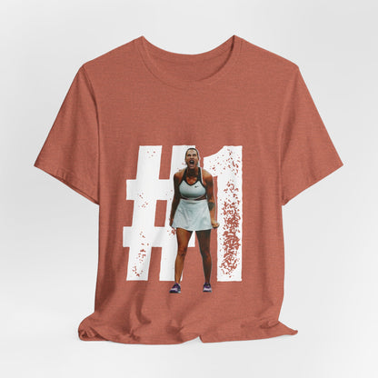 Tennis Player Graphic Tee — Fierce Court Celebration Shirt
