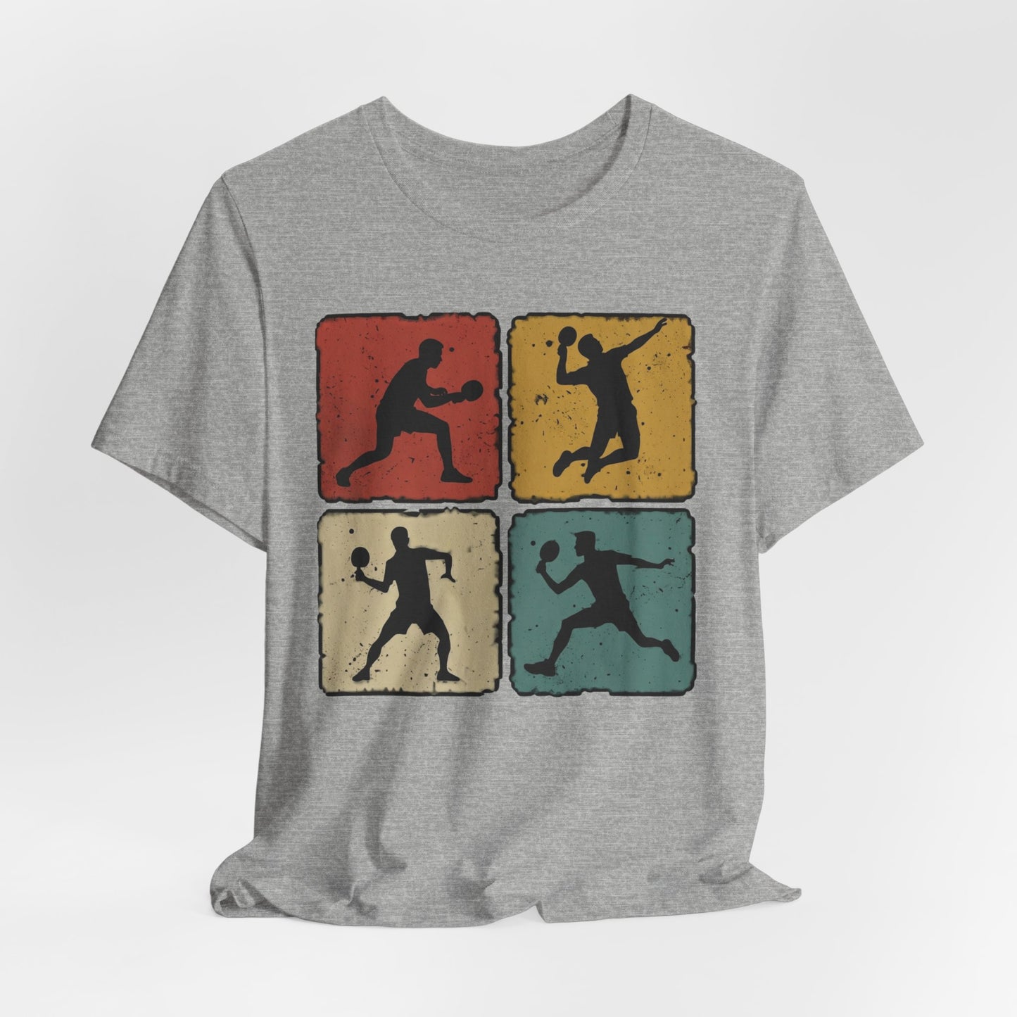 Tennis Silhouette Tee — Retro Vintage Graphic Shirt