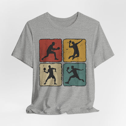 Tennis Silhouette Tee — Retro Vintage Graphic Shirt
