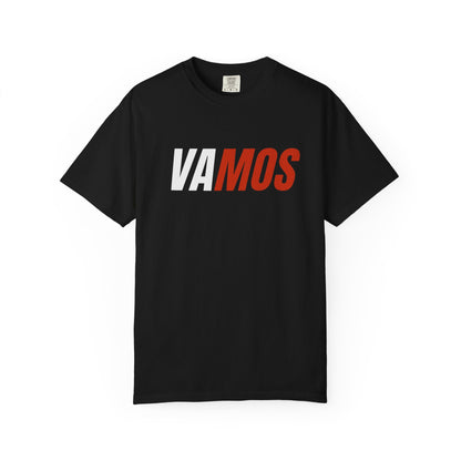 VAMOS Graphic T-Shirt — Bold Two-Tone Sports Fan Tee