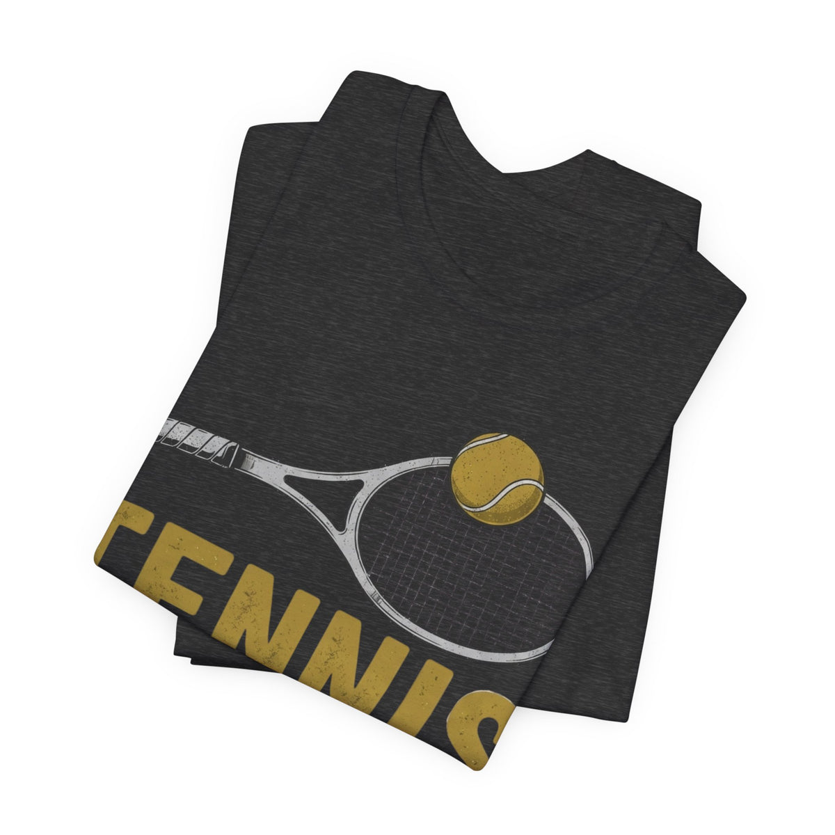 Tennis Racket & Ball Tee — Retro Athletic Tennis T‑Shirt