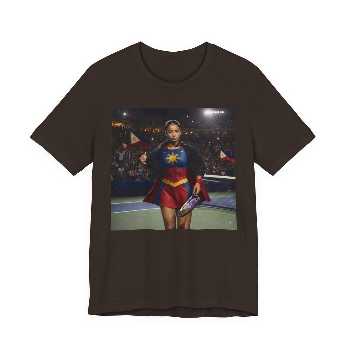 Alex Eala Tennis T‑Shirt — Filipino Tennis Star Photo Tee