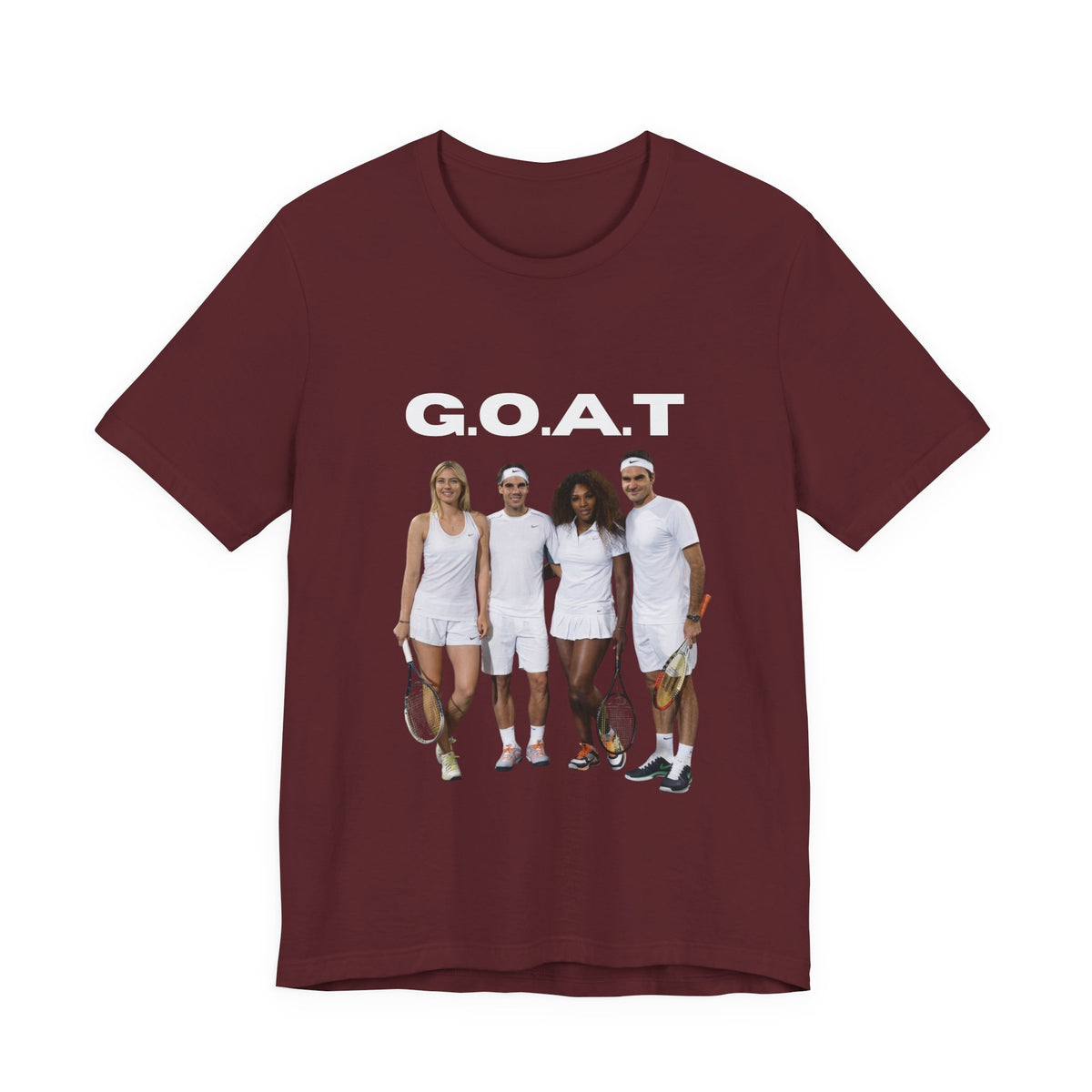 GOAT Tennis Players T-Shirt – Vintage Court Team Graphic Tee
