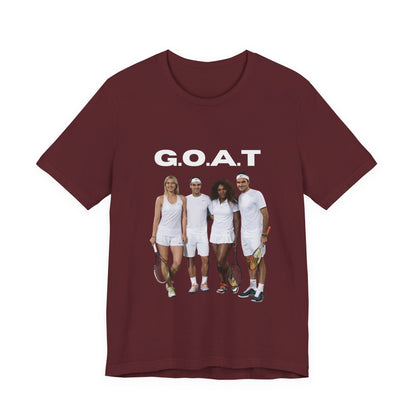 GOAT Tennis Players T-Shirt – Vintage Court Team Graphic Tee
