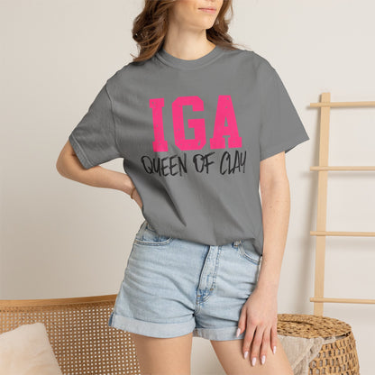 IGA Swiatek - Queen of Clay T-Shirt — Funny Pottery Mom Shirt