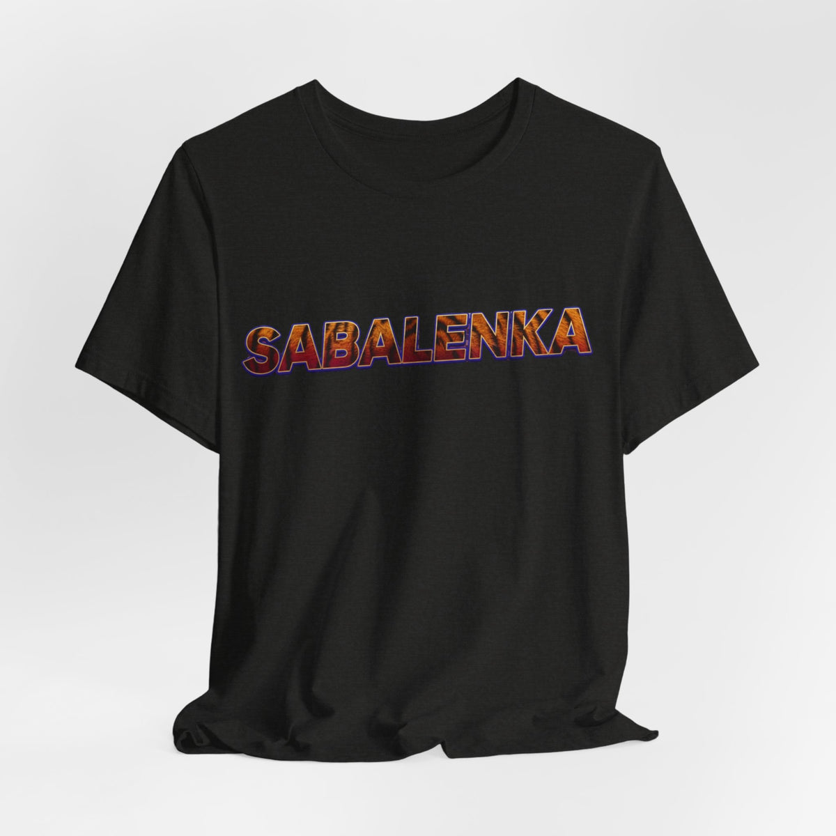 Sabalenka Tennis T‑Shirt — Bold Text Fan Tee