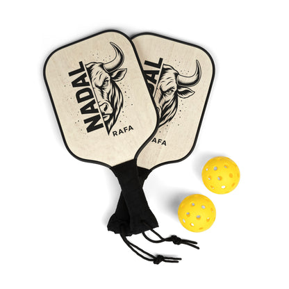 Pickleball Paddle Set – 'Nadal' Bull Graphic Paddle Kit