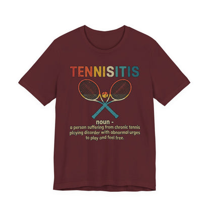Tennisitis T-Shirt – Vintage Tennis Rackets Graphic Tee