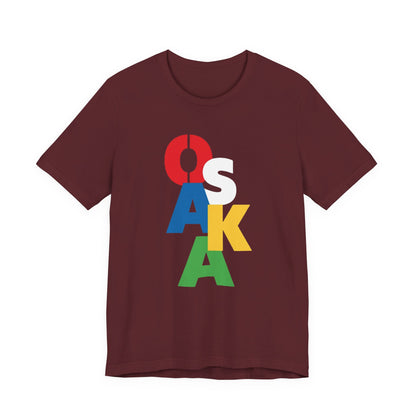 Tennis player Naomi Osaka Color Block Vertical Logo Tee