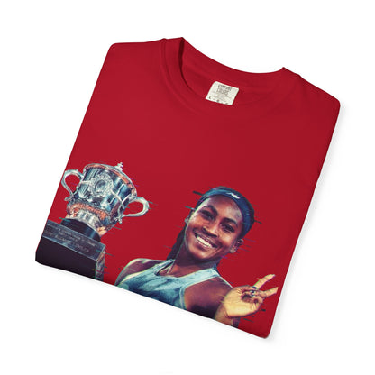 T-Shirt — Coco Gauff Champion Photo Tee