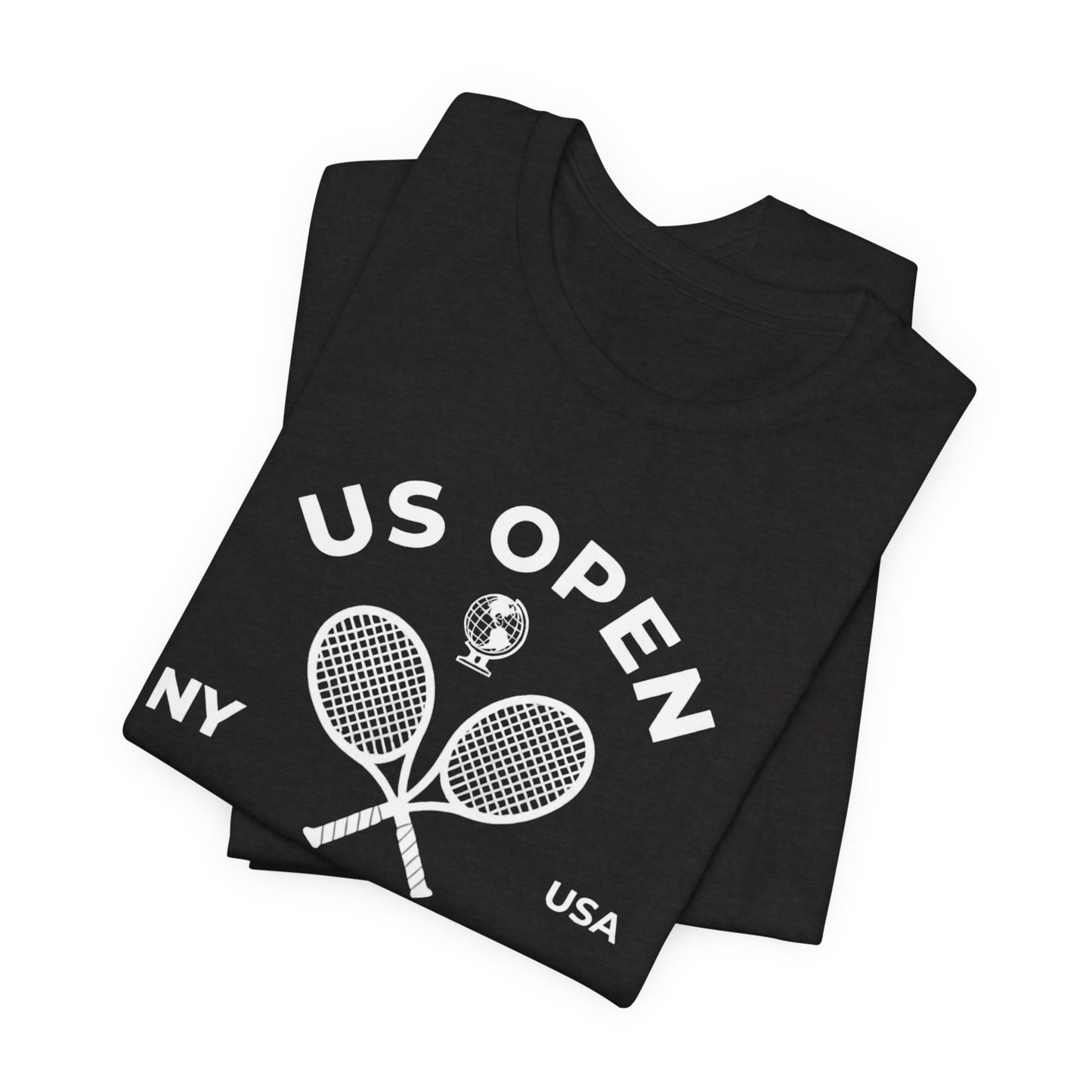 US Open Queens 2026 Tennis Tee — NY USA Vintage Racket T-Shirt
