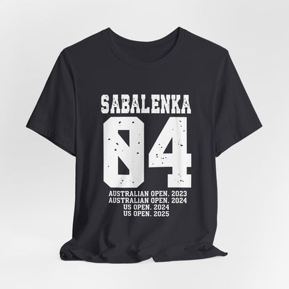 Sabalenka Short Sleeve Tee — Minimal Classic Blank T‑Shirt
