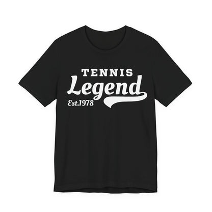 Tennis Legend Tee – Retro "Tennis Legend Est. 1978" Graphic Shirt