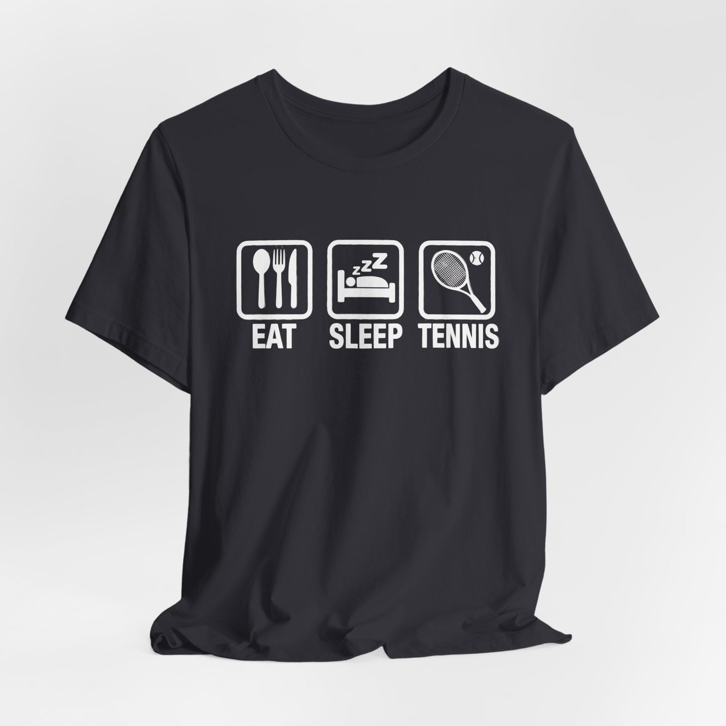 Tennis Tee — "Eat Sleep Tennis" Graphic Shirt