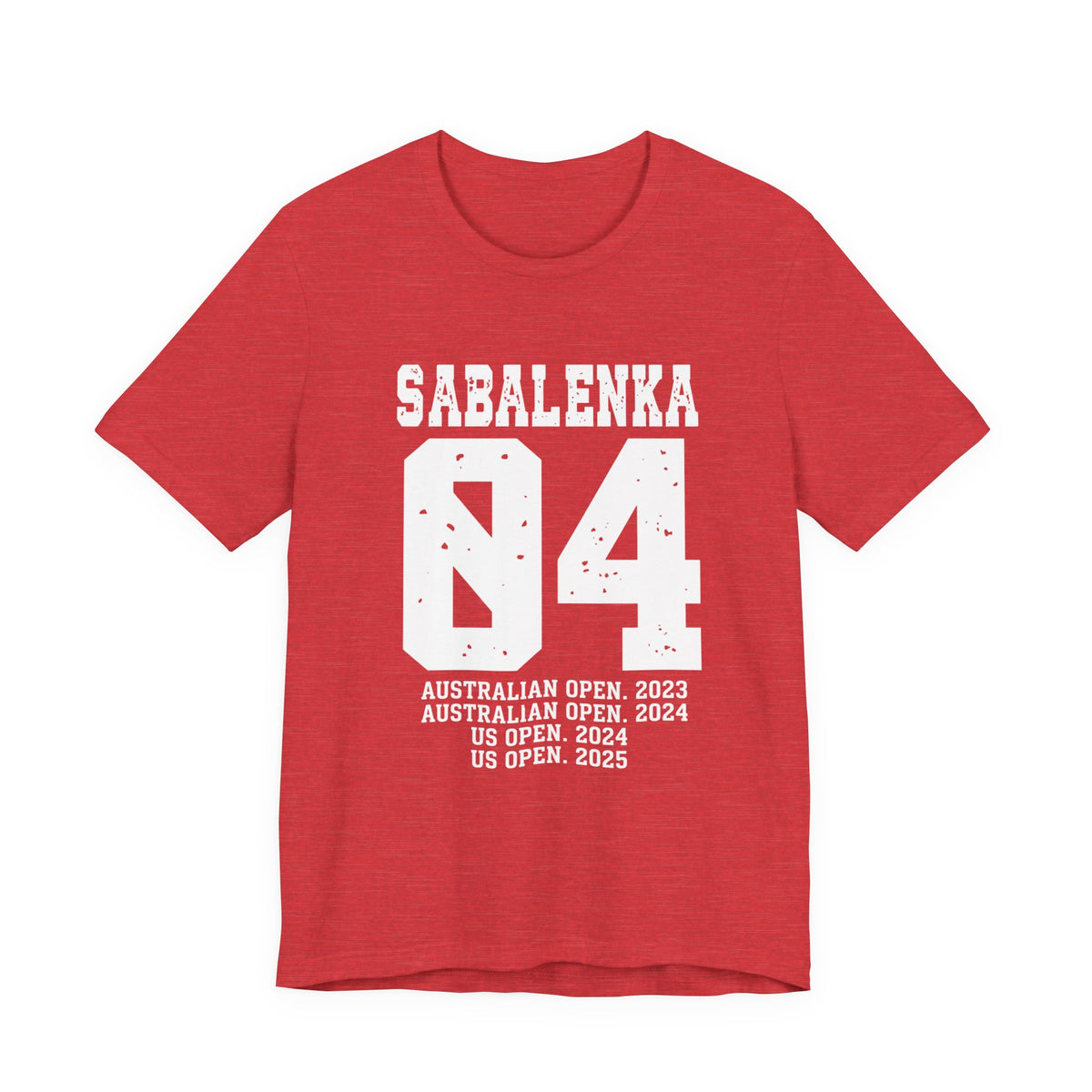 Sabalenka Short Sleeve Tee — Minimal Classic Blank T‑Shirt