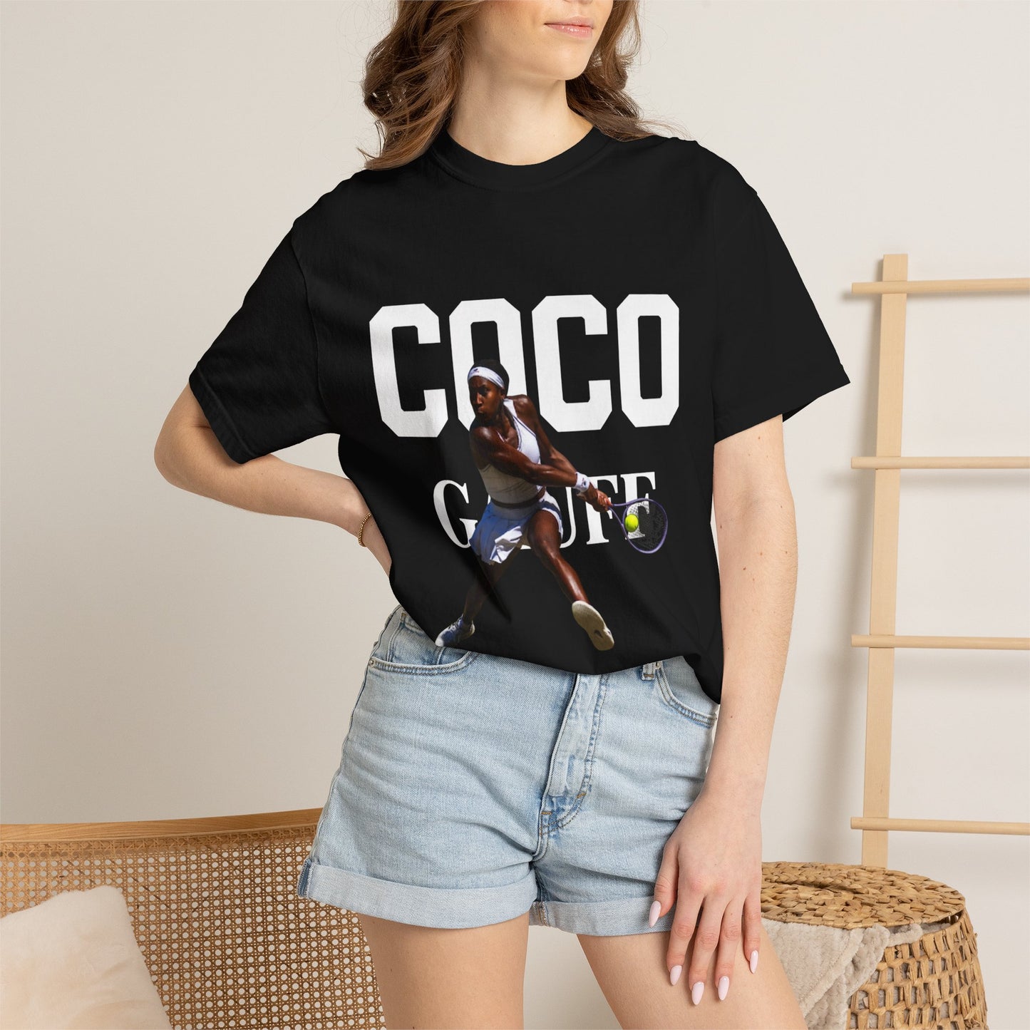 Coco Gauff Tennis Tee — Gauff 02 Champion Tennis T-Shirt