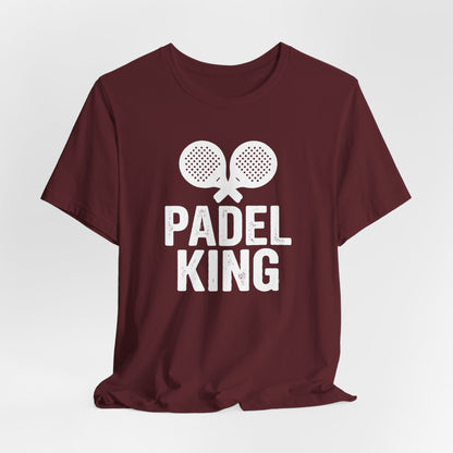 Padel King T‑Shirt — Men's Padel Tennis Graphic Tee