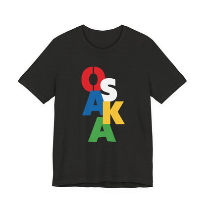 Tennis player Naomi Osaka Color Block Vertical Logo Tee