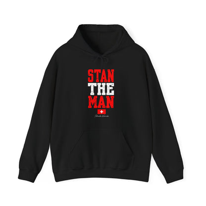 Stan The Man Tennis Hoodie — Retro Bold Fan Pullover