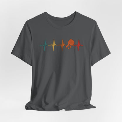 Tennis Heartbeat Tee – Retro Surfing Wave Graphic T-Shirt