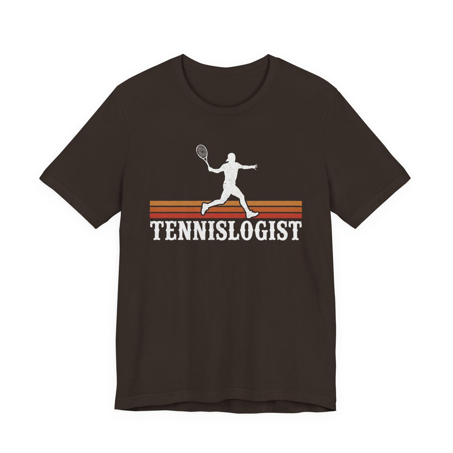 Tennislogist T‑Shirt – Retro Tennis Player Graphic Tee for Coaches & Fans