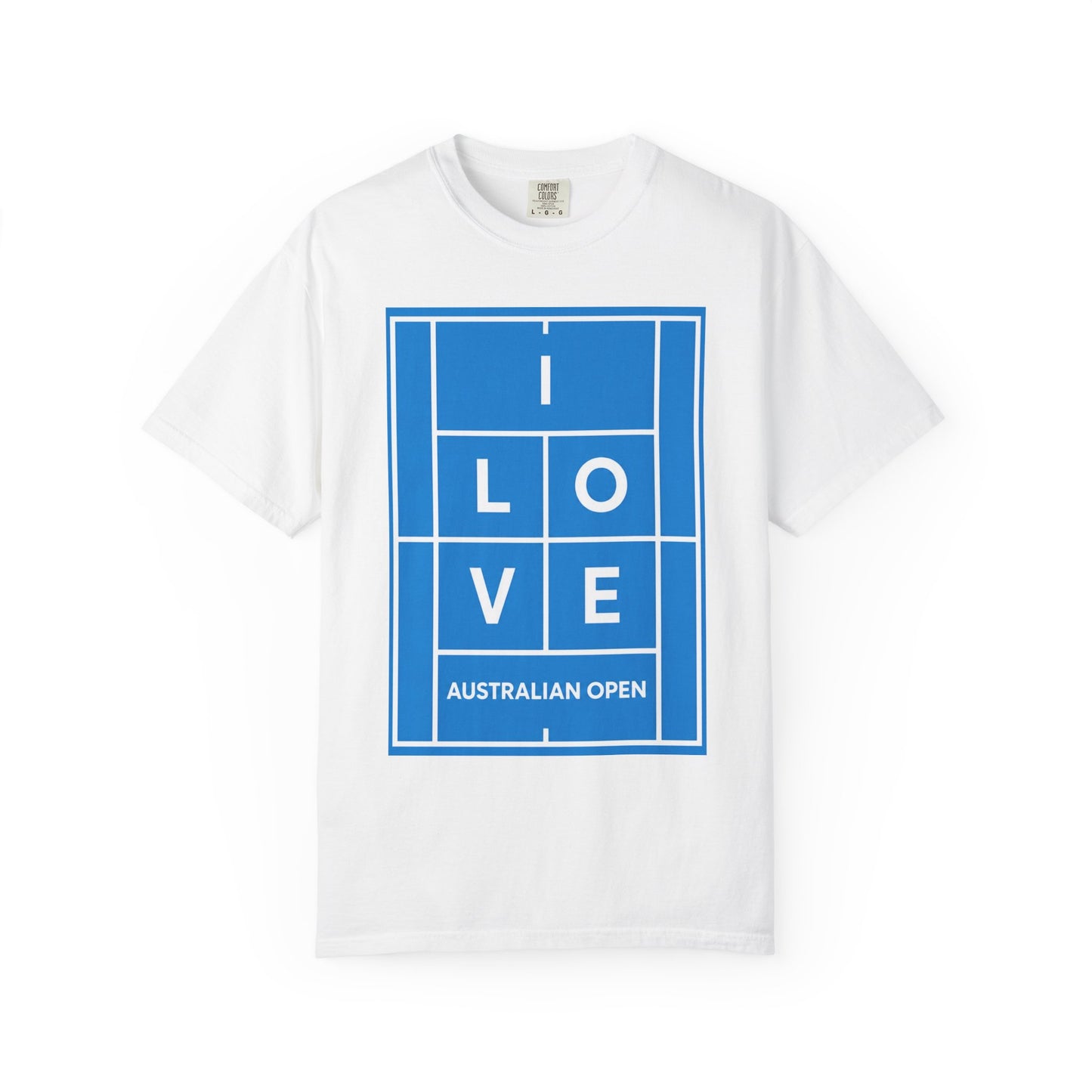 Australian Open 'I Love' Tennis Court Graphic T-Shirt