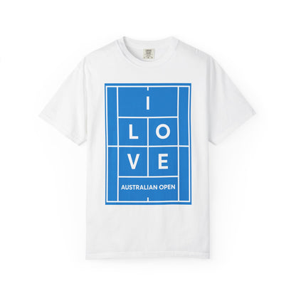Australian Open 'I Love' Tennis Court Graphic T-Shirt