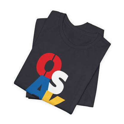 Tennis player Naomi Osaka Color Block Vertical Logo Tee